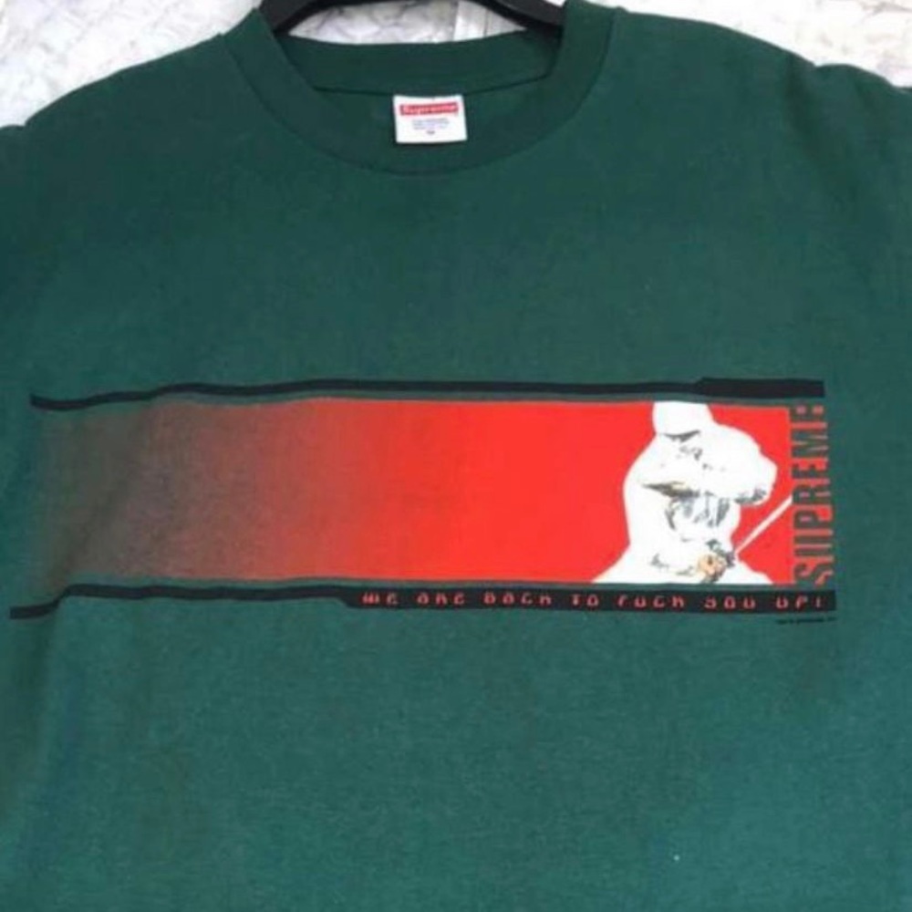 Supreme Tee we’re back dark green size medium